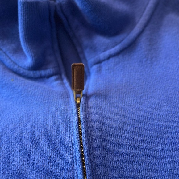 RALPH LAUREN Cotton Blue 1/2 Zip Sweater -Size XLT TALL - Picture 3 of 6